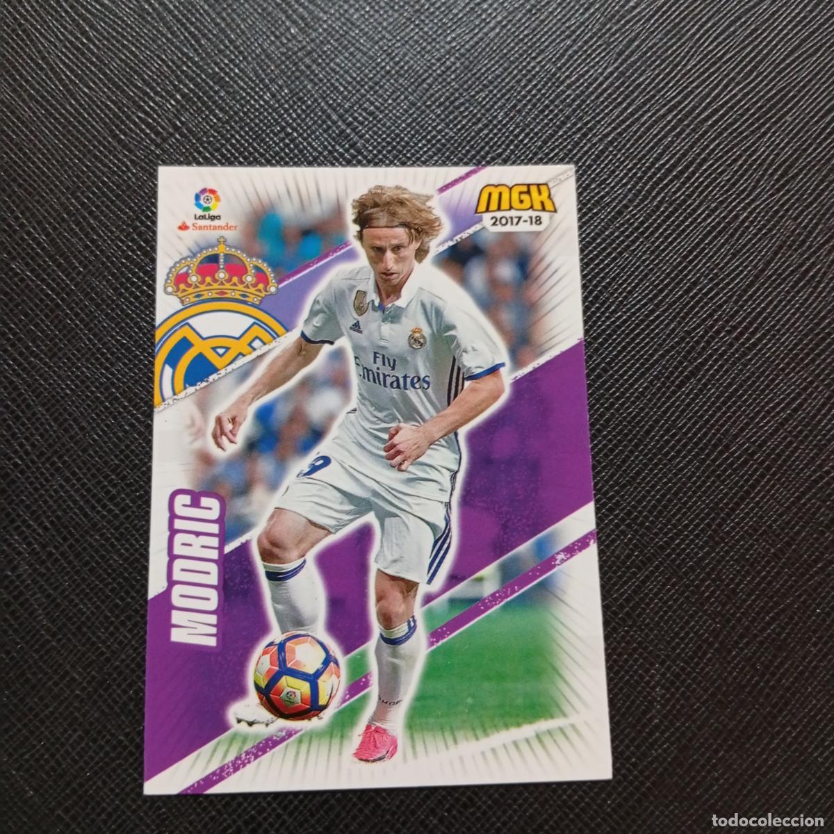 Cromos de f&uacute;tbol: 389 MODRIC REAL MADRID PANINI MEGACRACKS 2017 2018 CROMO FUTBOL 17 18 - A210 PG136
