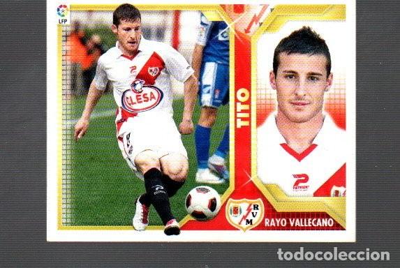 Cromos de f&uacute;tbol: CROMO DE LIGA FUTBOL 2011 / 12 DEL CASA ESTE DEL RAYO VALLECANO TITO N&ordm; 3