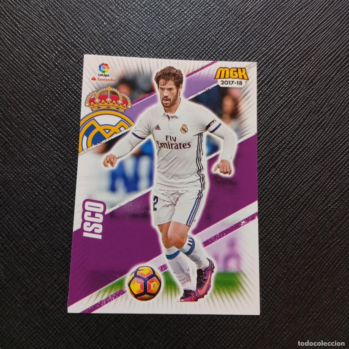 Cromos de f&uacute;tbol: 390 ISCO REAL MADRID PANINI MEGACRACKS 2017 2018 CROMO FUTBOL 17 18 - A210 PG136