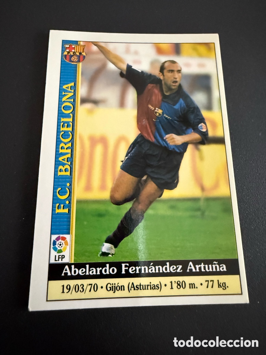 Cromos de f&uacute;tbol: MUNDICROMO 2000. n 7. ABELARDO ( FC Barcelona)