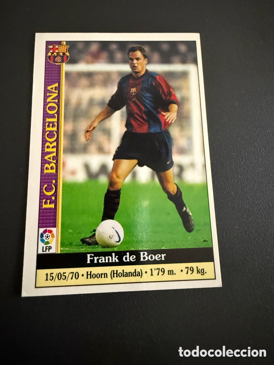 Cromos de f&uacute;tbol: MUNDICROMO 2000. n 8. F.DE B&Oacute;ER. ( FC Barcelona)