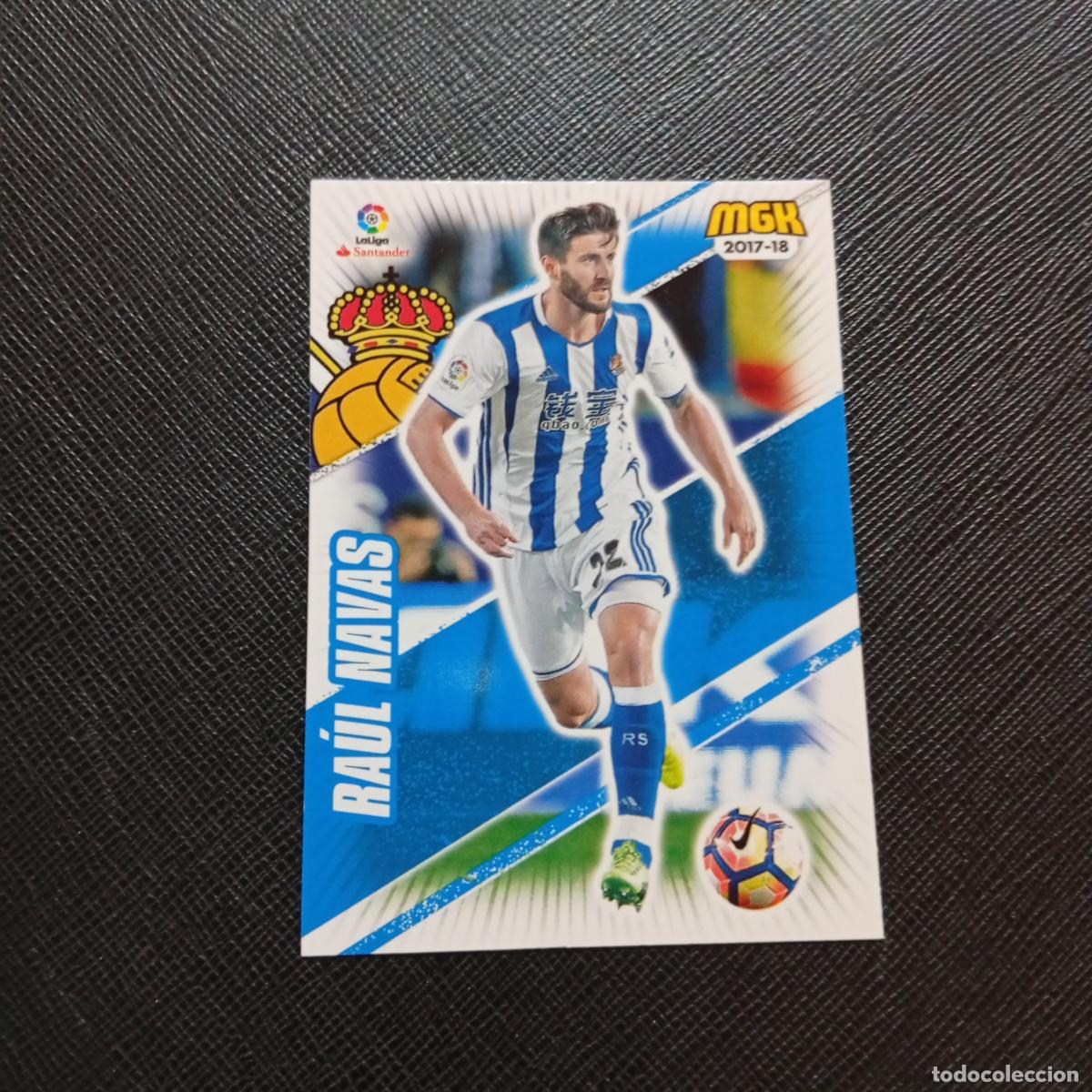 Figurine di Calcio: 437 RAUL NAVAS REAL SOCIEDAD PANINI MEGACRACKS 2017 2018 CROMO FUTBOL 17 18 - A210 PG145