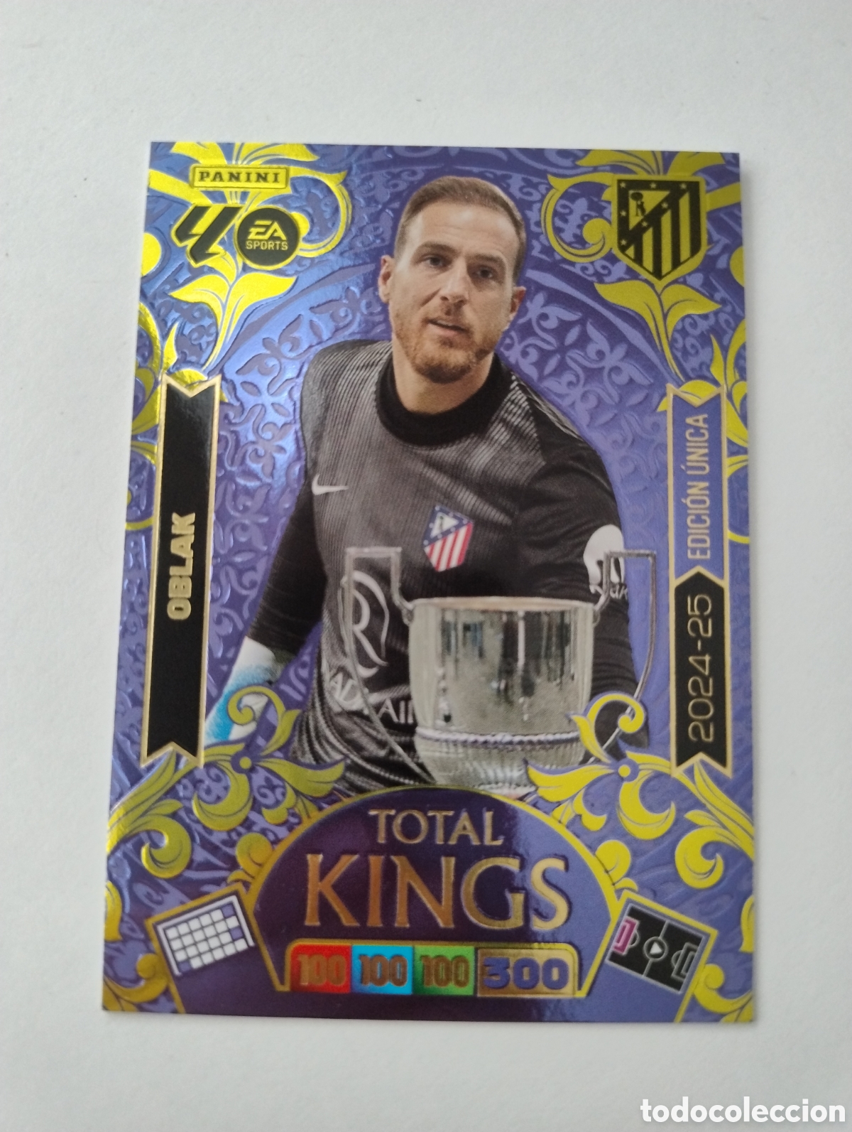 Cromos de Futebol: Oblak - Atl&eacute;tico de Madrid - Adrenalyn XL Liga 2025 - 2026 Total Kings Edici&oacute;n &Uacute;nica