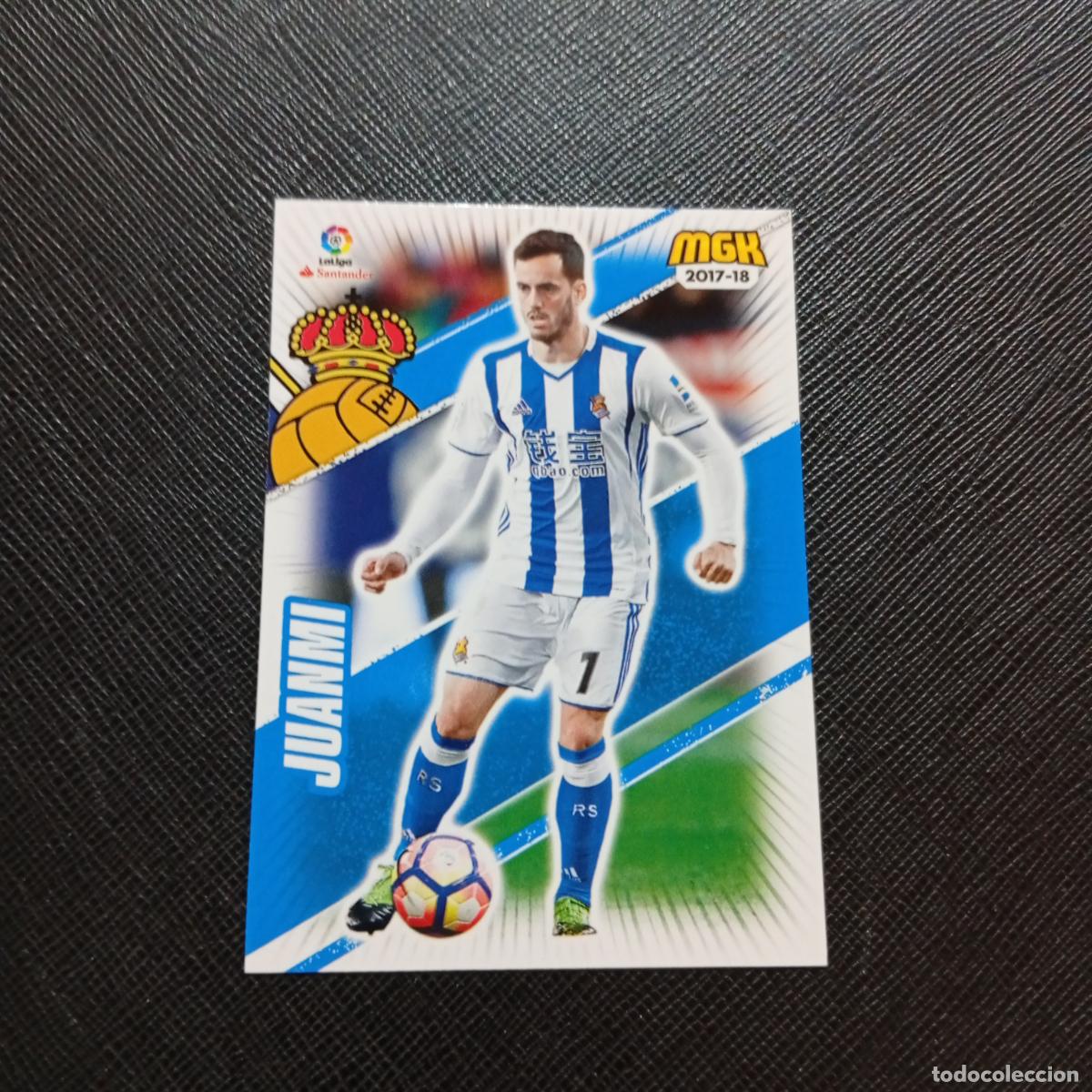 Football Stickers: 448 JUANMI REAL SOCIEDAD PANINI MEGACRACKS 2017 2018 CROMO FUTBOL 17 18 - A210 PG154