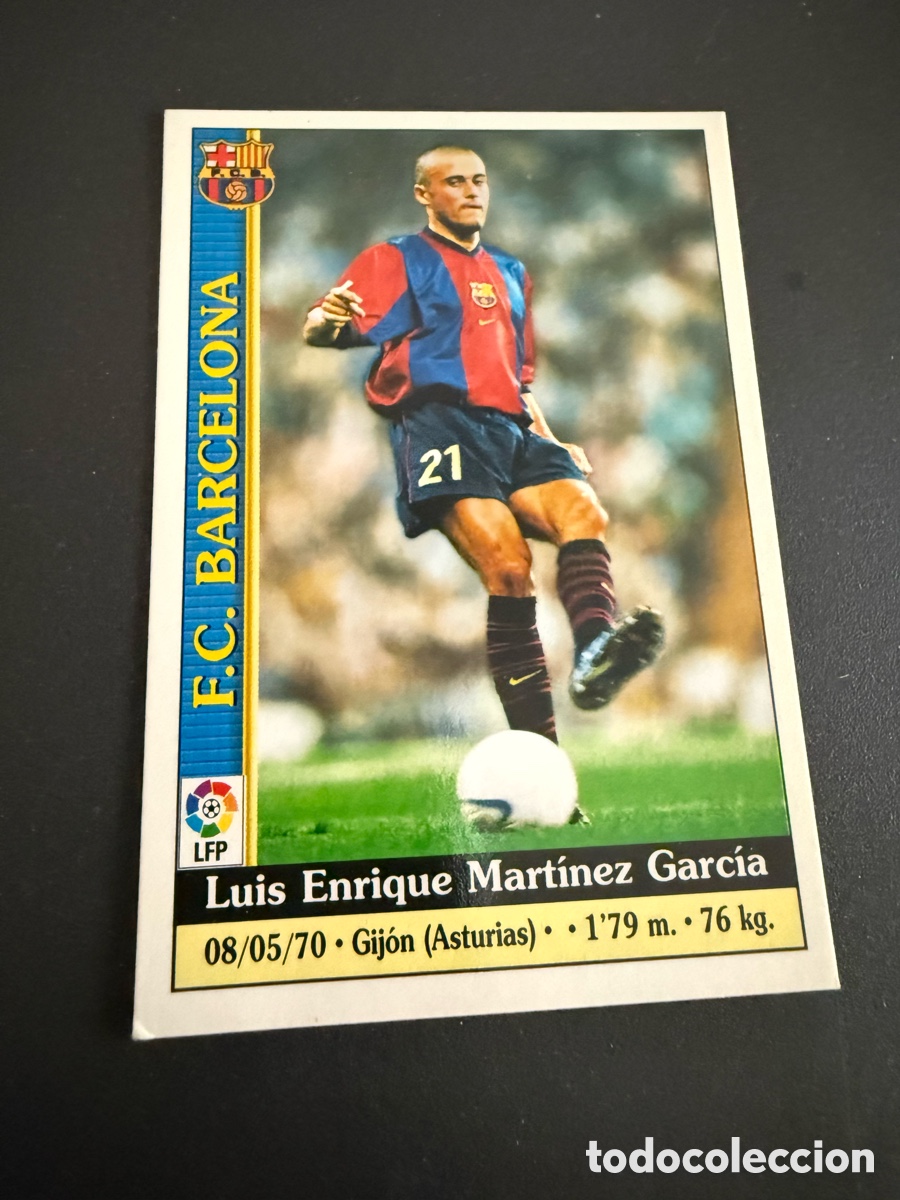 Football Stickers: MUNDICROMO 2000. n 11 LUIS ENRIQUE ( FC Barcelona)
