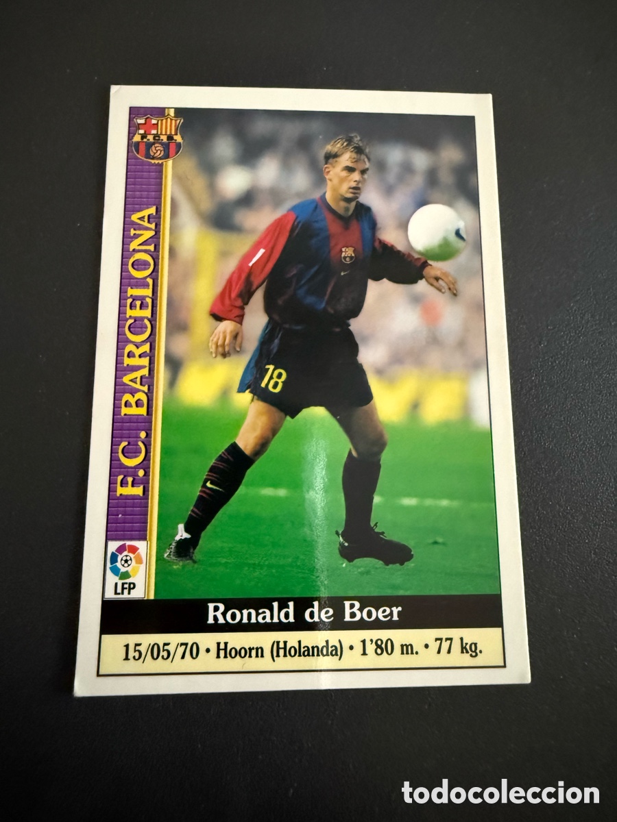 Football Stickers: MUNDICROMO 2000. n 12. R.DE B&Oacute;ER ( FC Barcelona)