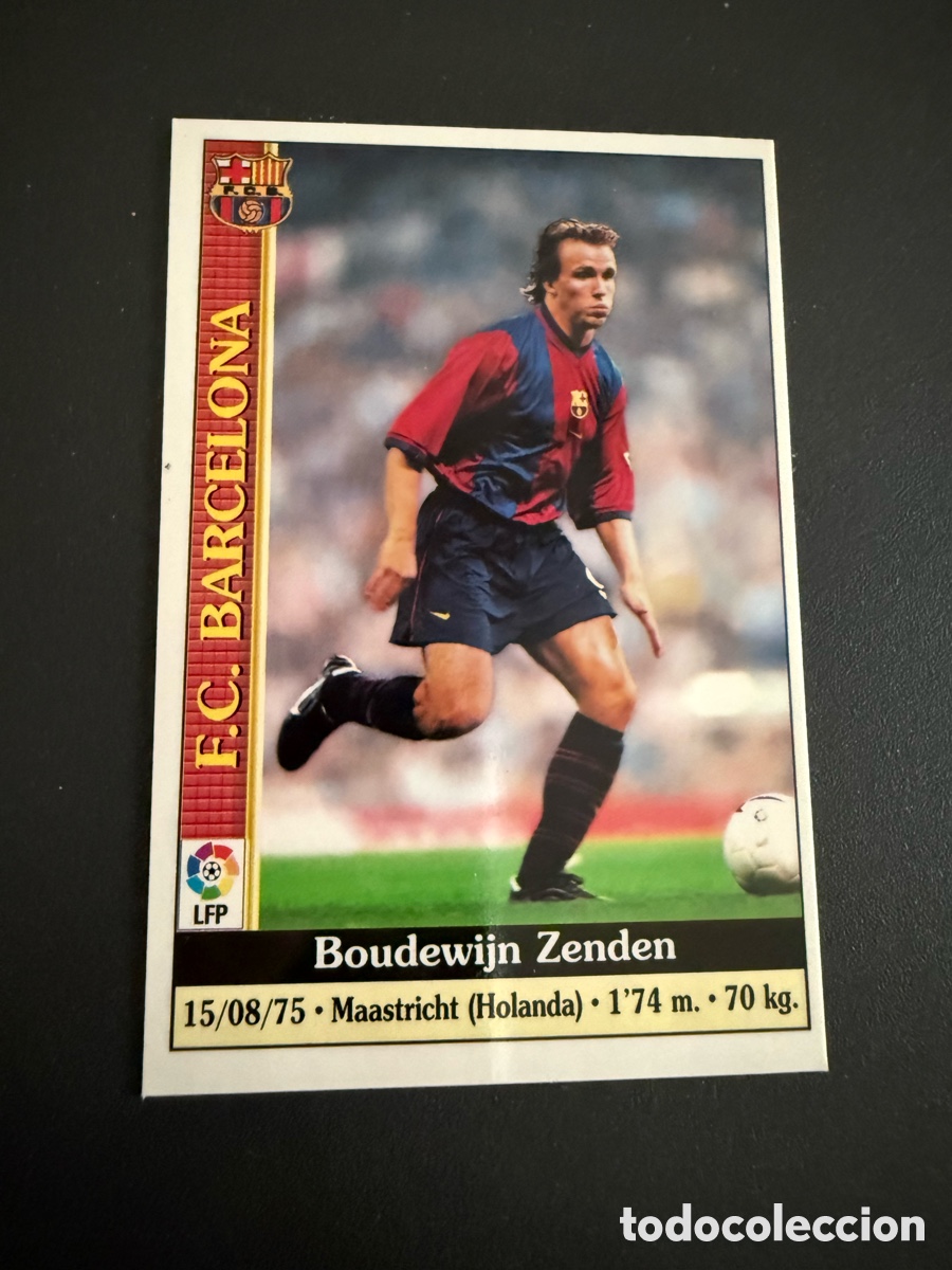Football Stickers: MUNDICROMO 2000. n 14. ZENDEN ( FC Barcelona)