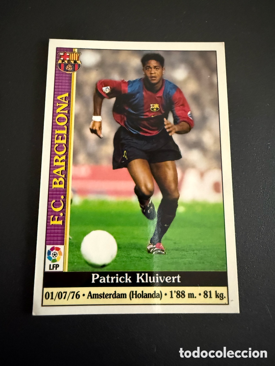 Cromos de f&uacute;tbol: MUNDICROMO 2000. n 16. KLUIVERT ( FC Barcelona)