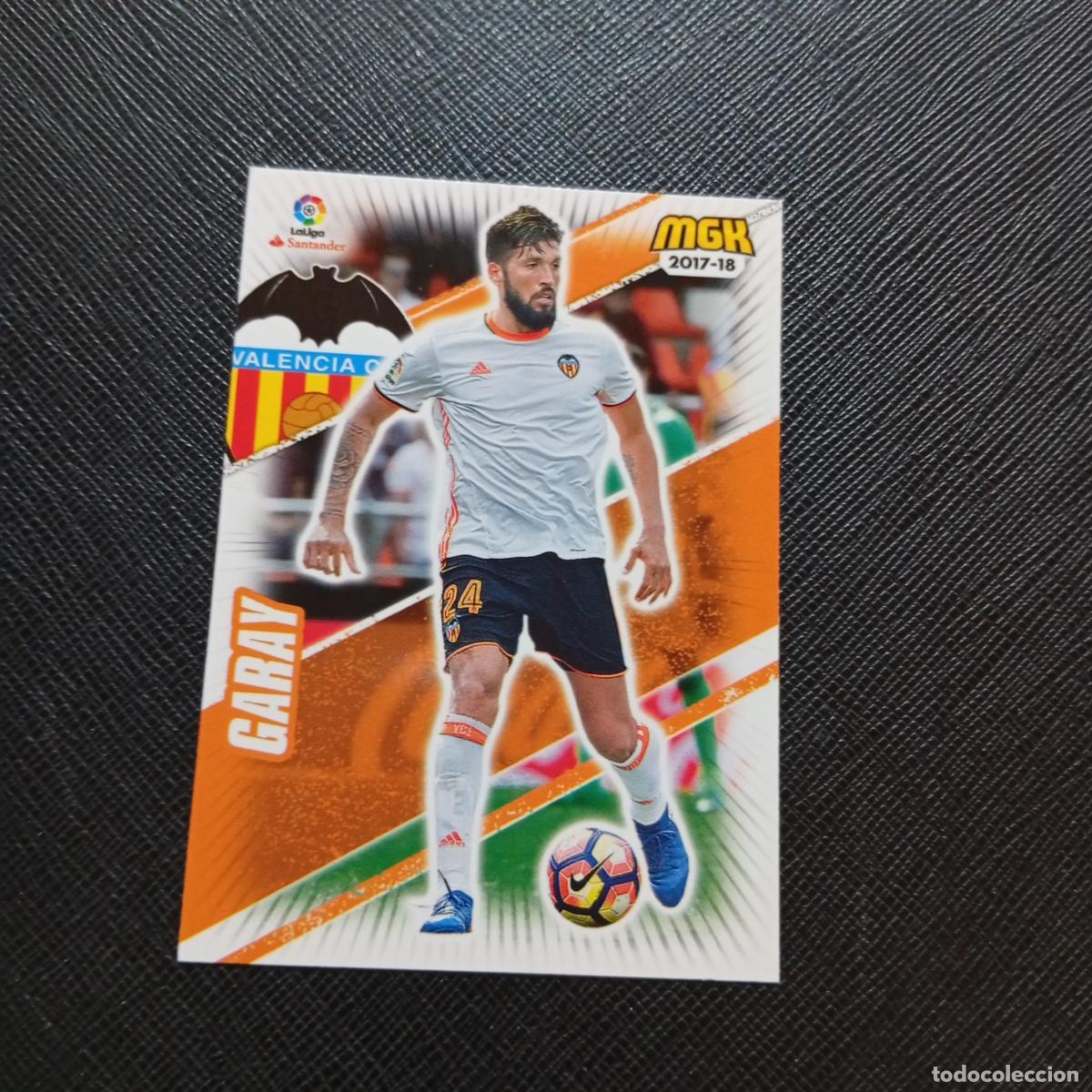 Cromos de f&uacute;tbol: 492 GARAY VALENCIA PANINI MEGACRACKS 2017 2018 CROMO FUTBOL 17 18 - A210 PG163