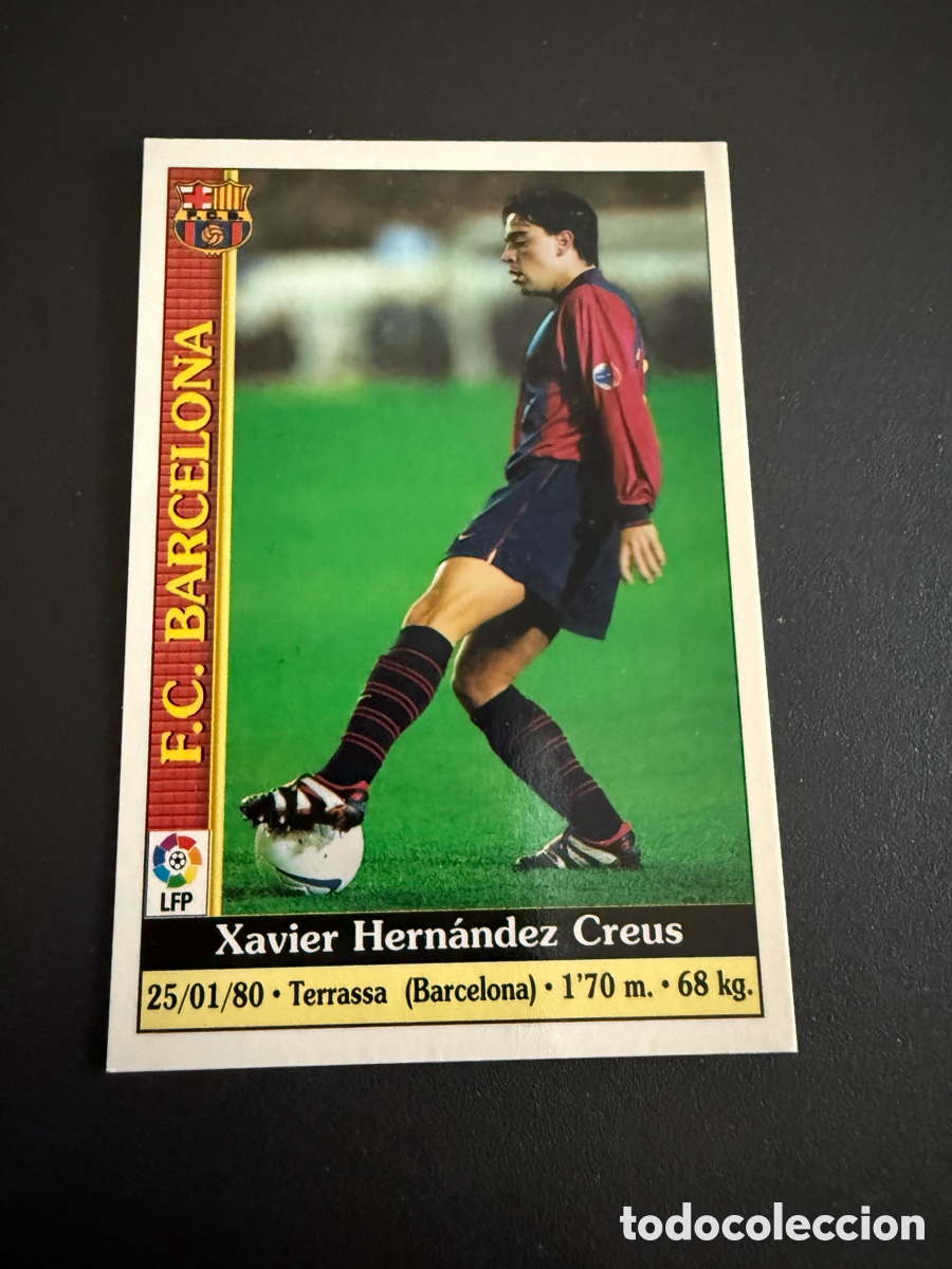 Cromos de f&uacute;tbol: MUNDICROMO 2000. n 18. XAVI ( FC Barcelona)