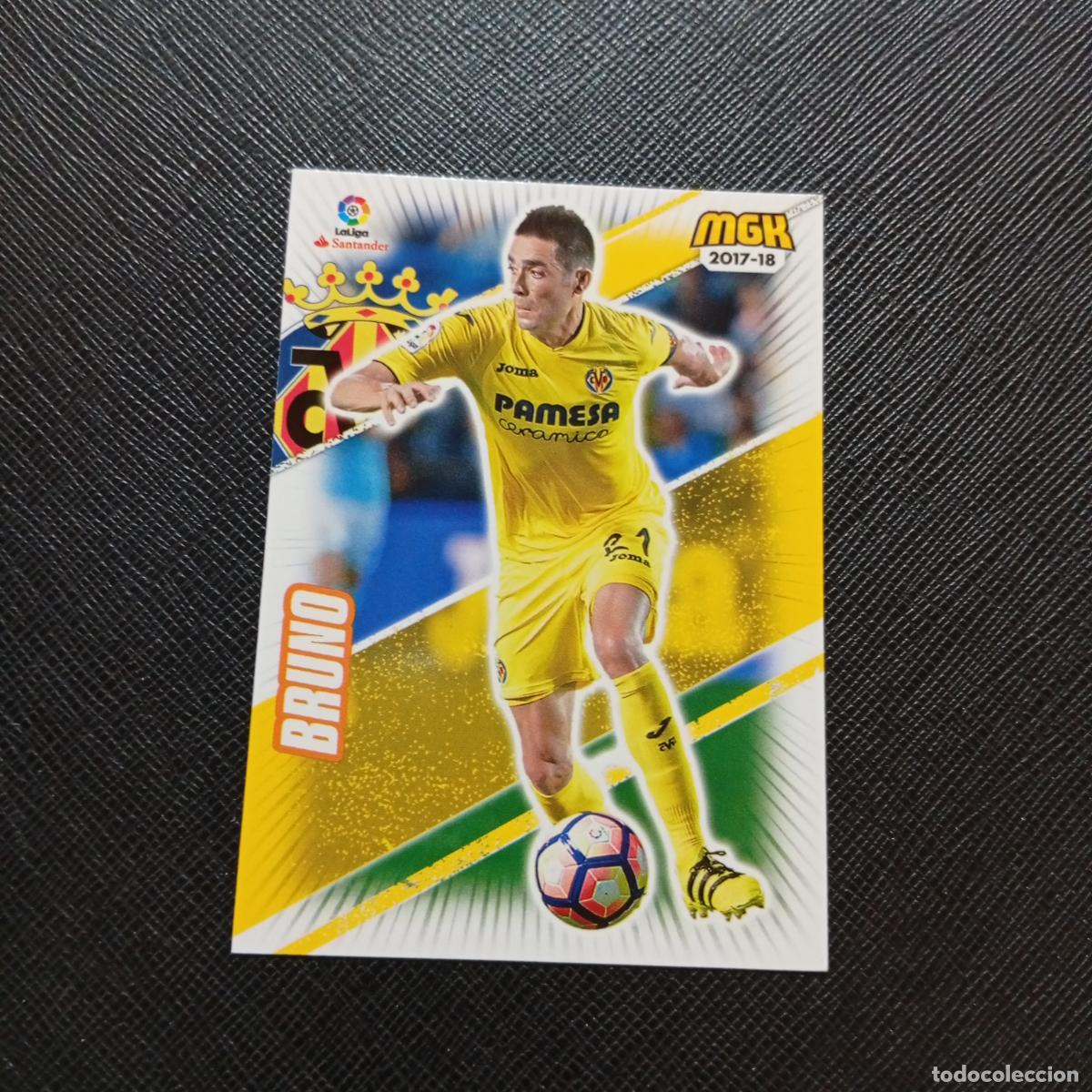 Fu&szlig;ball-Sticker: 522 BRUNO VILLARREAL PANINI MEGACRACKS 2017 2018 CROMO FUTBOL 17 18 - A210 PG172