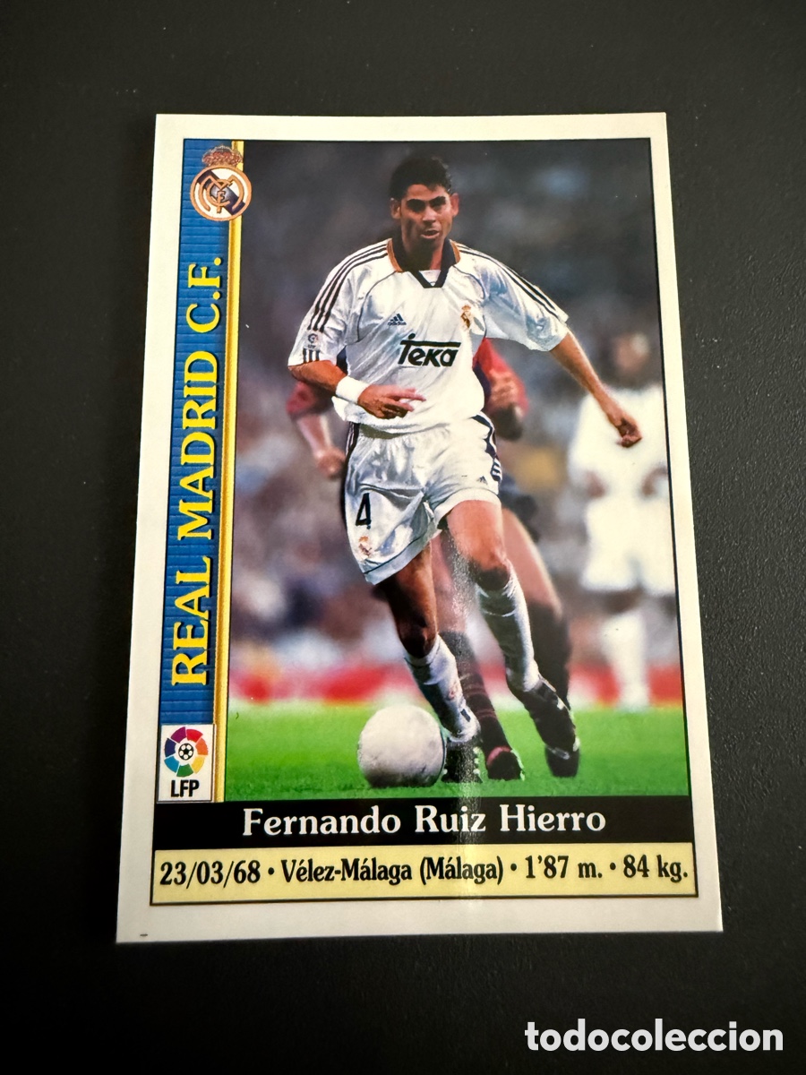 Cromos de Futebol: MUNDICROMO 2000. n 25. HIERRO ( Real Madrid)