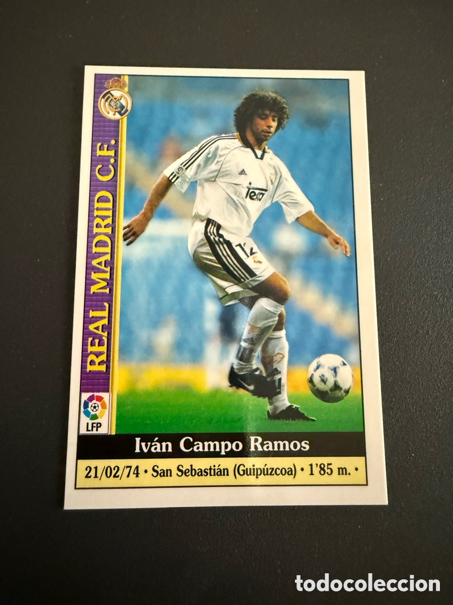Cromos de Futebol: MUNDICROMO 2000. n 26. IV&Aacute;N CAMPO ( Real Madrid)