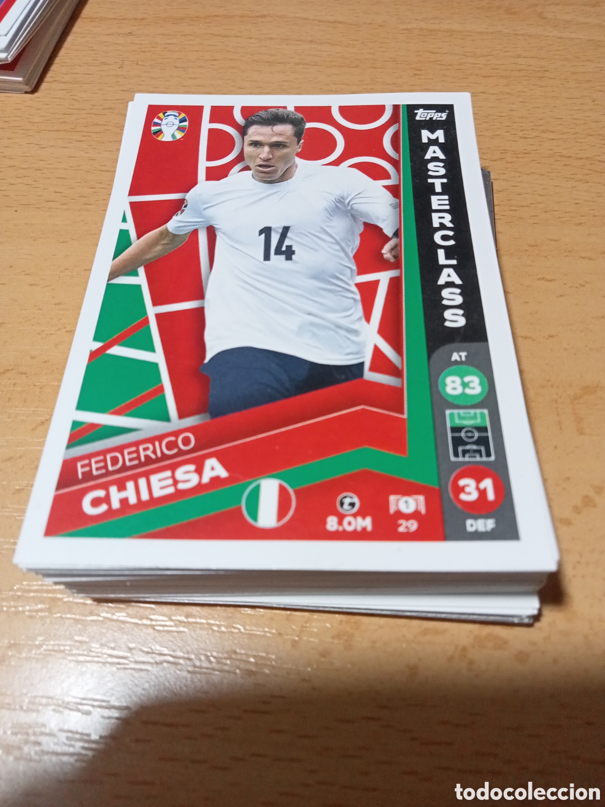 Fu&szlig;ball-Sticker: cromo 29 Federico Chiesa uefa euro 2024 Germany