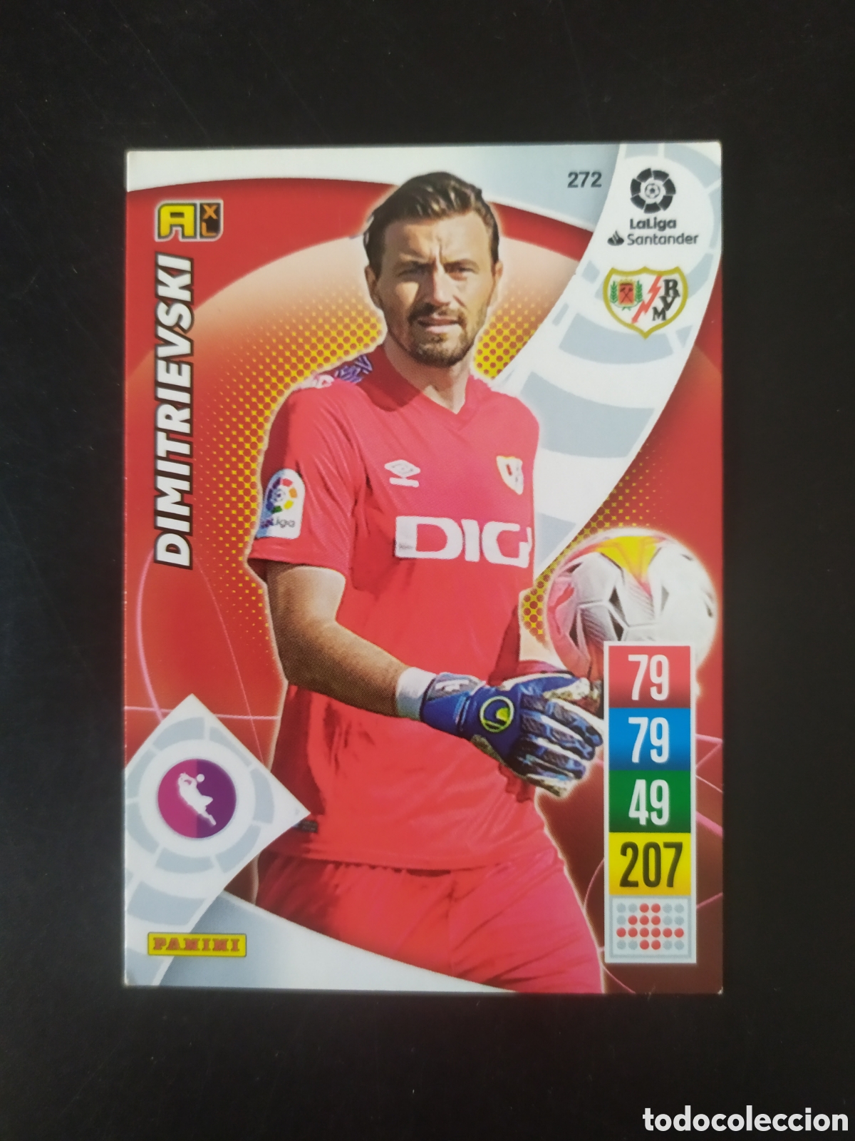 Figurine di Calcio: Adrenalyn 2021 2022 21 22 panini Dimitrievski n&deg; 272 Rayo Vallecano