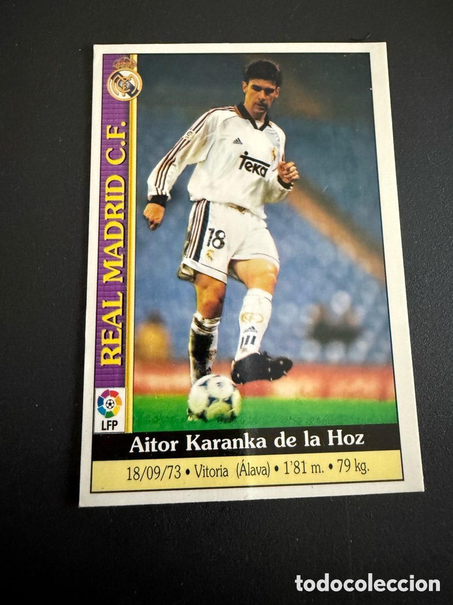 Figurine di Calcio: MUNDICROMO 2000. n 30. KARANKA ( Real Madrid)