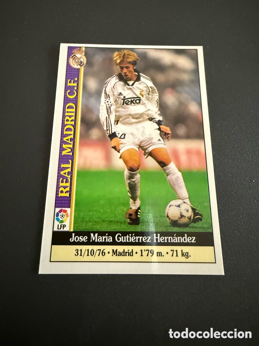 Cromos de f&uacute;tbol: MUNDICROMO 2000. n 31. GUTI ( Real Madrid)