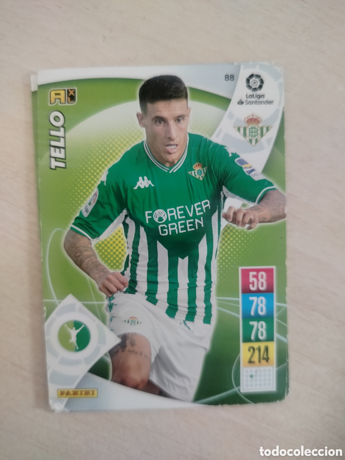 Cromos de f&uacute;tbol: TELLO 88 ADRENALYN 2021 2022 21 22