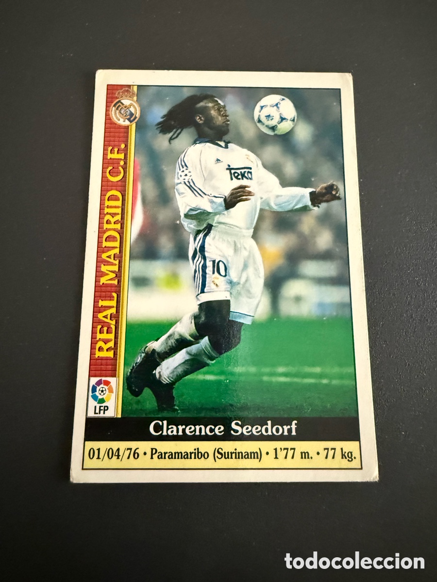Cromos de f&uacute;tbol: MUNDICROMO 2000. n 32 SEEDORF ( Real Madrid)