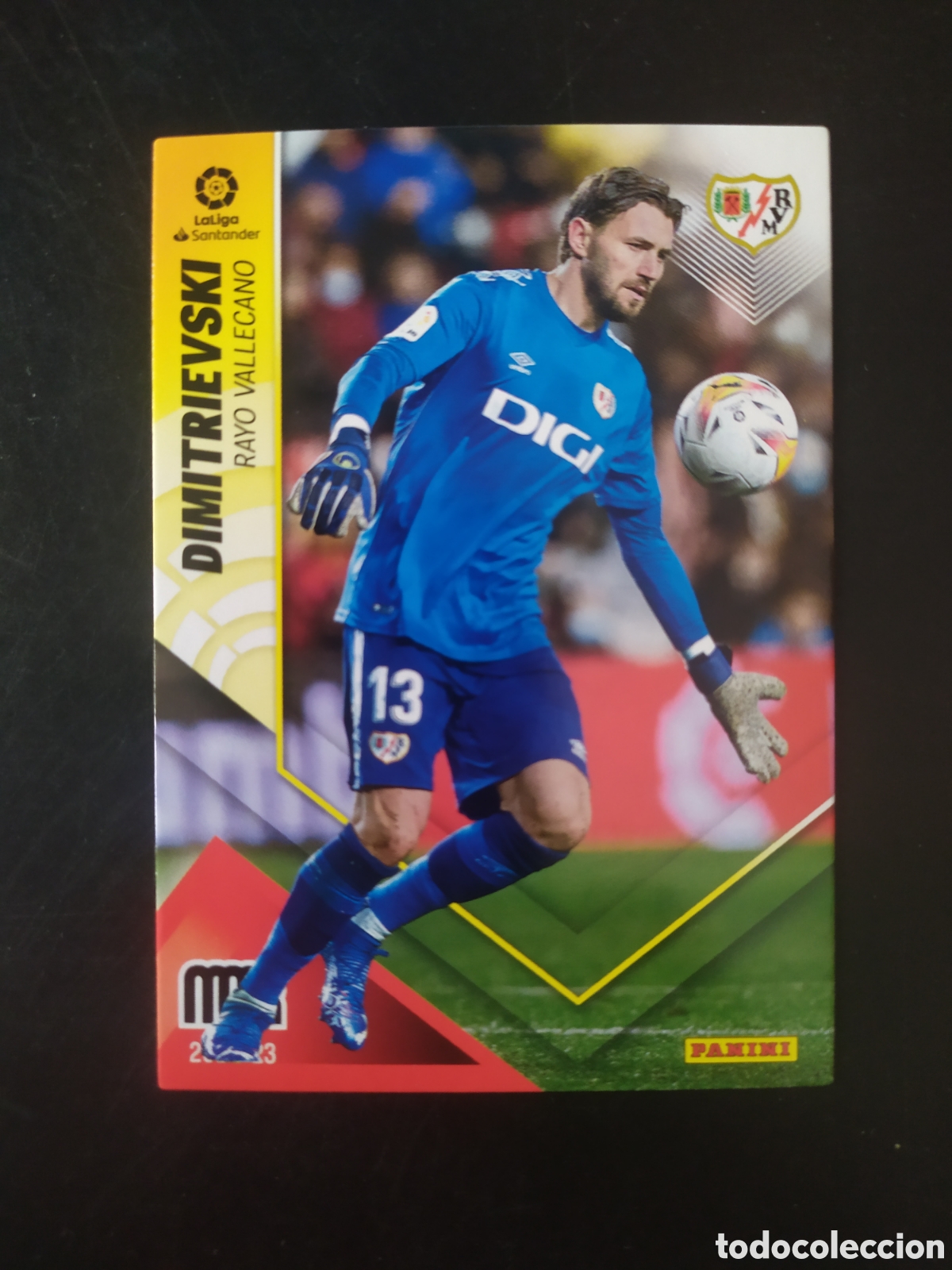 Cromos de f&uacute;tbol: Megacracks 2022 2023 22 23 panini Dimitrievski n&deg; 263 Rayo Vallecano