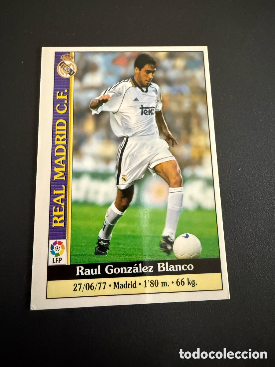 Cromos de f&uacute;tbol: MUNDICROMO 2000. n 35 RA&Uacute;L ( Real Madrid)