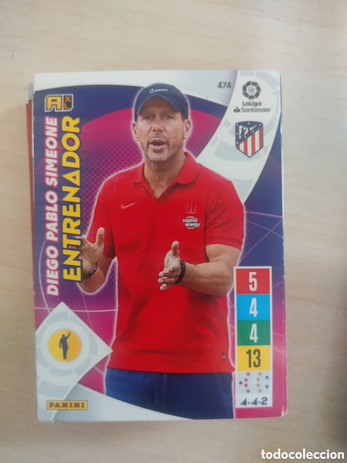 Fu&szlig;ball-Sticker: SIMEONE ENTRENADOR 474 ADRENALYN 2021 2022 21 22