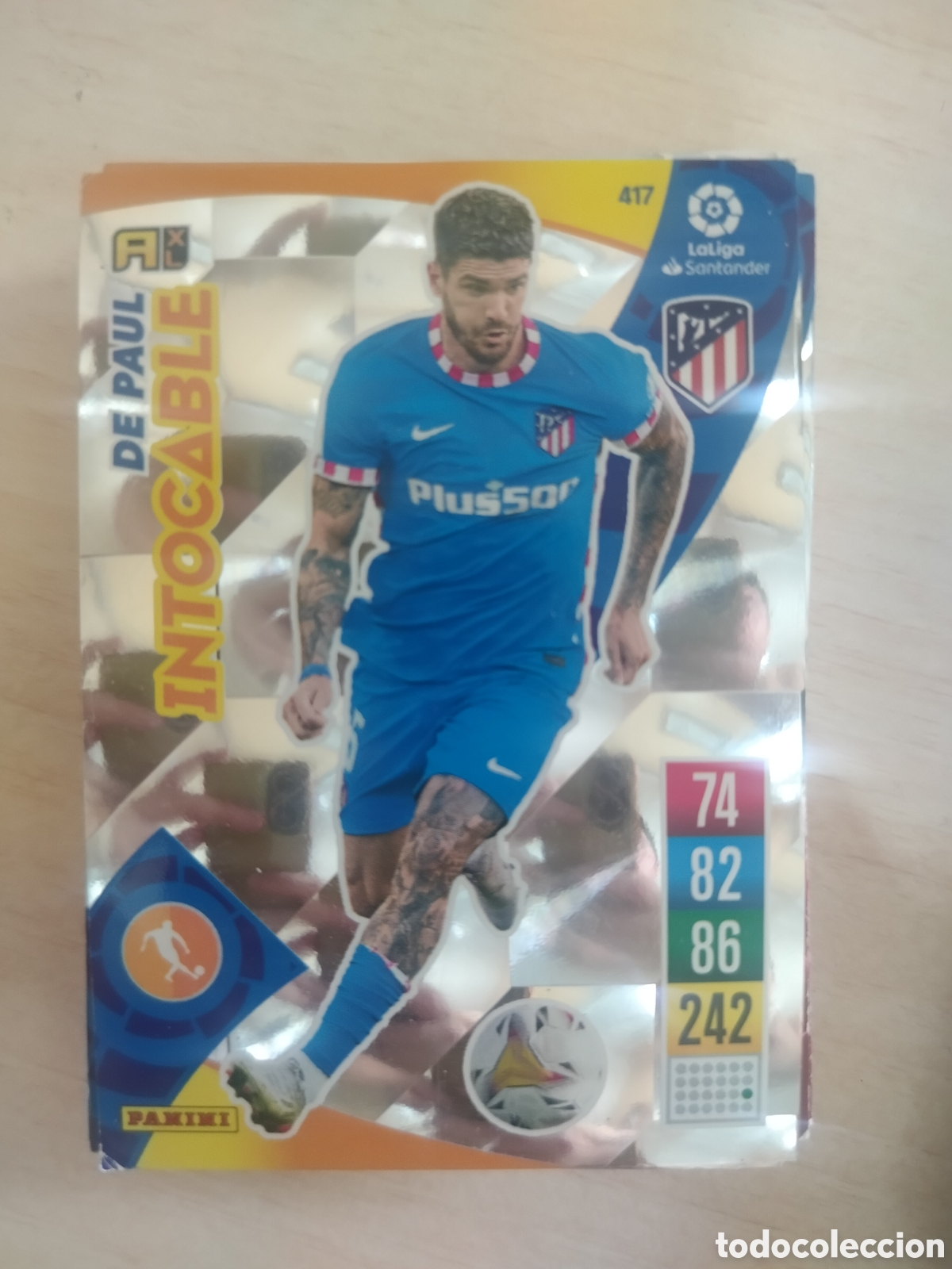 Fu&szlig;ball-Sticker: DE PAUL INTOCABLE 417 ADRENALYN 2021 2022 21 22
