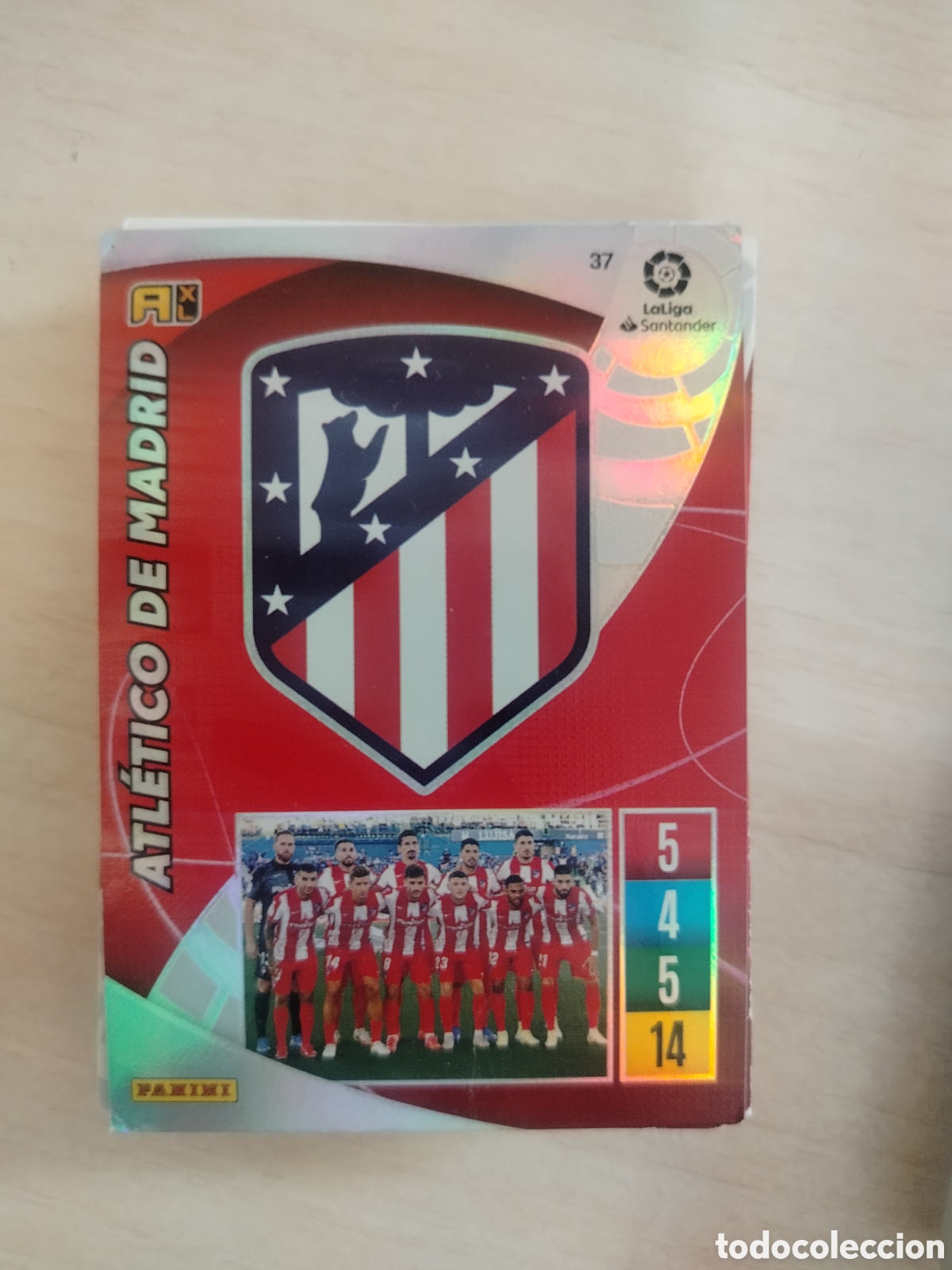 Cromos de Futebol: ATLETICO DE MADRID ESCUDO 37 ADRENALYN 2021 2022 21 22