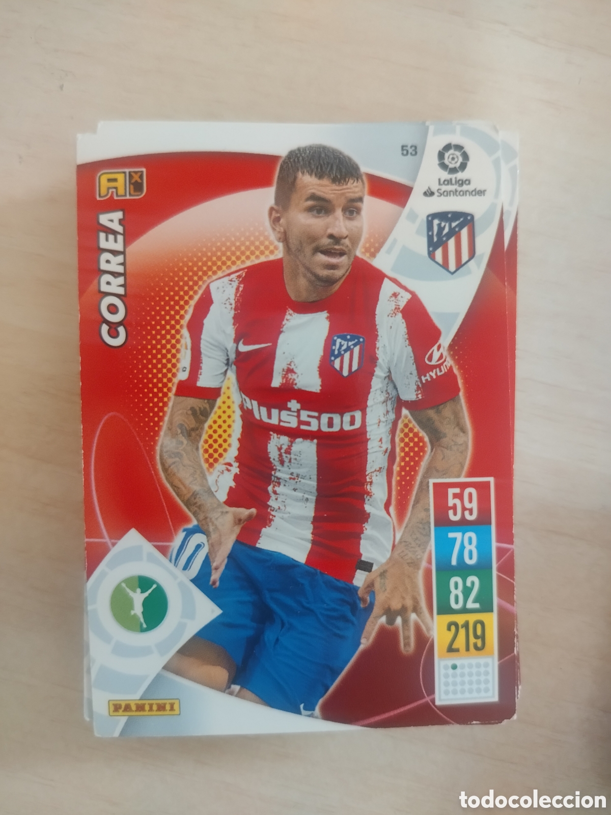 Cromos de Futebol: CORREA 53 ADRENALYN 2021 2022 21 22