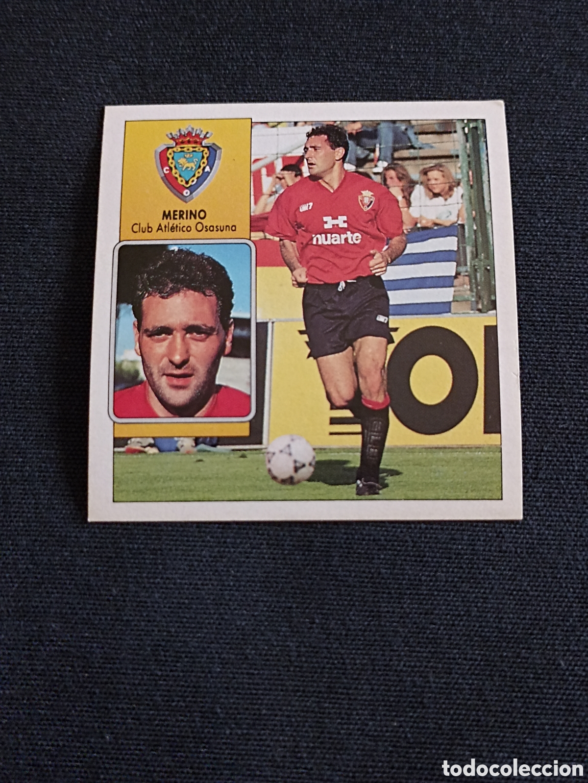 Cromos de Futebol: Merino ( Club Atl&eacute;tico Osasuna ). Liga este 92-93. Nunca pegado
