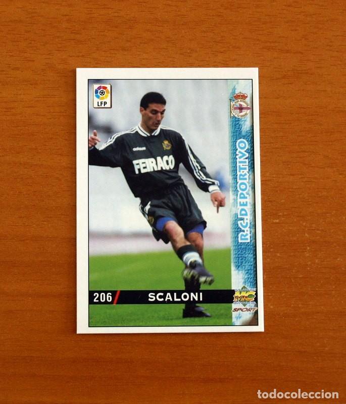 Cromos de Futebol: Deportivo La Coru&ntilde;a - N&ordm; 206 Scaloni - Mundicromo Las Fichas de la Liga 1998-1999-98-99