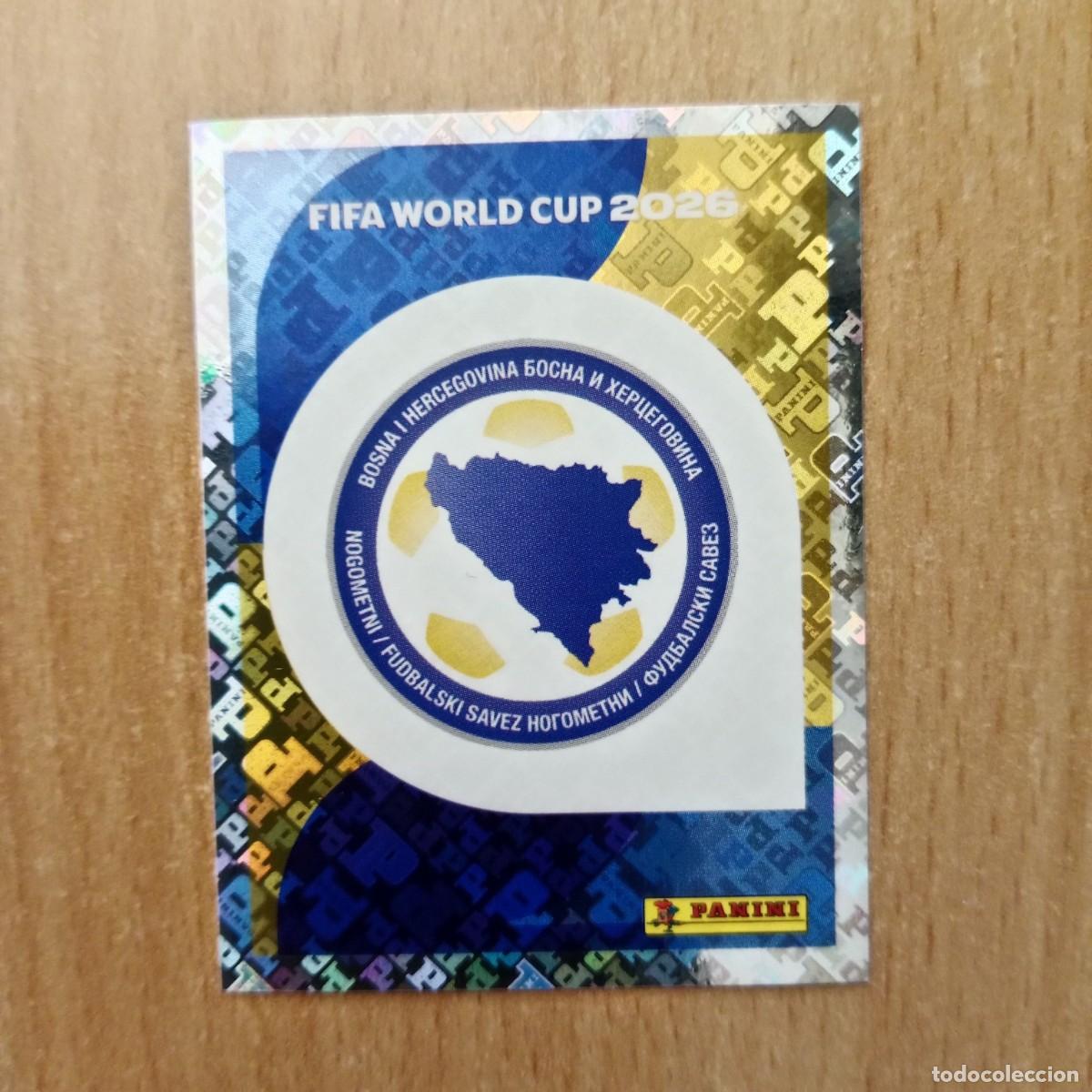 Cromos de Futebol: BOSNIA-H , ESCUDO ,STICKER CROMO N&ordm; BIH 1 , FIFA WORLD CUP 2026 - PANINI - A&Ntilde;O 2026.