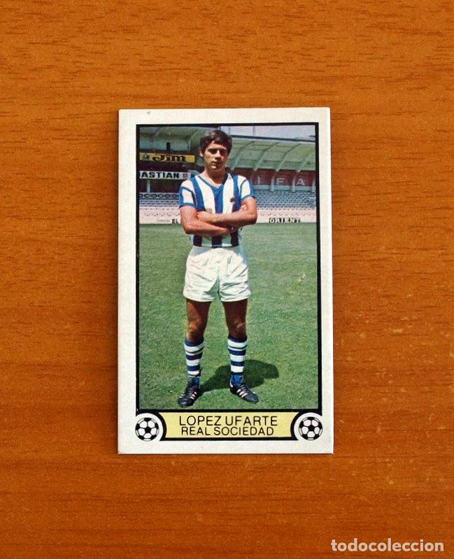 Cromos de f&uacute;tbol: Real Sociedad - L&oacute;pez Ufarte - Ediciones Este Liga 1979-1980, 79-80 - Nunca pegado