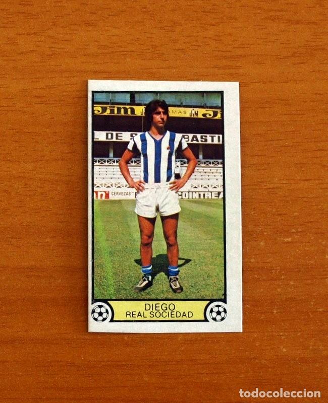 Cromos de f&uacute;tbol: Real Sociedad - Diego - Ediciones Este Liga 1979-1980, 79-80 - Nunca pegado