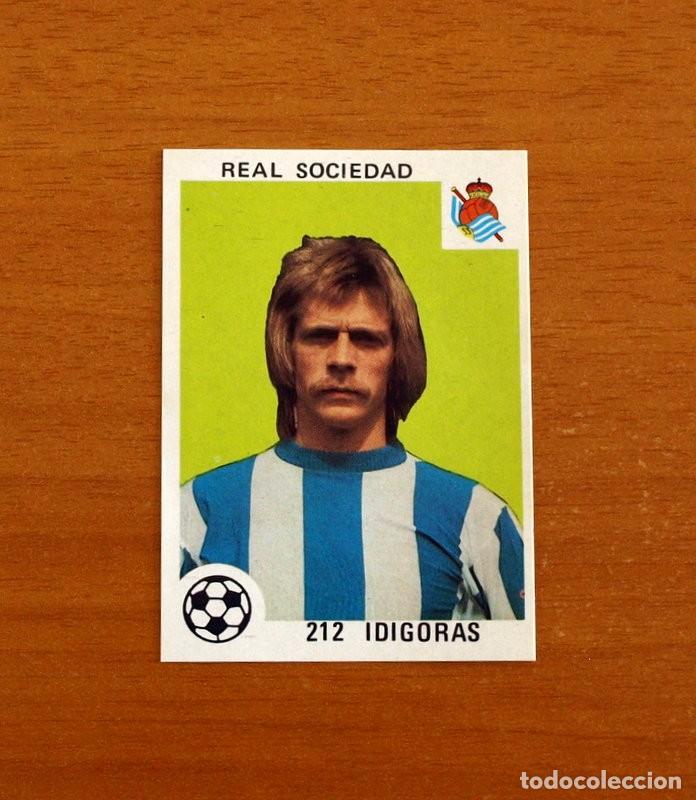 Cromos de f&uacute;tbol: Real Sociedad - 212 Idigoras - Editorial Maga 1978-1979, 78-79 - Nunca Pegado