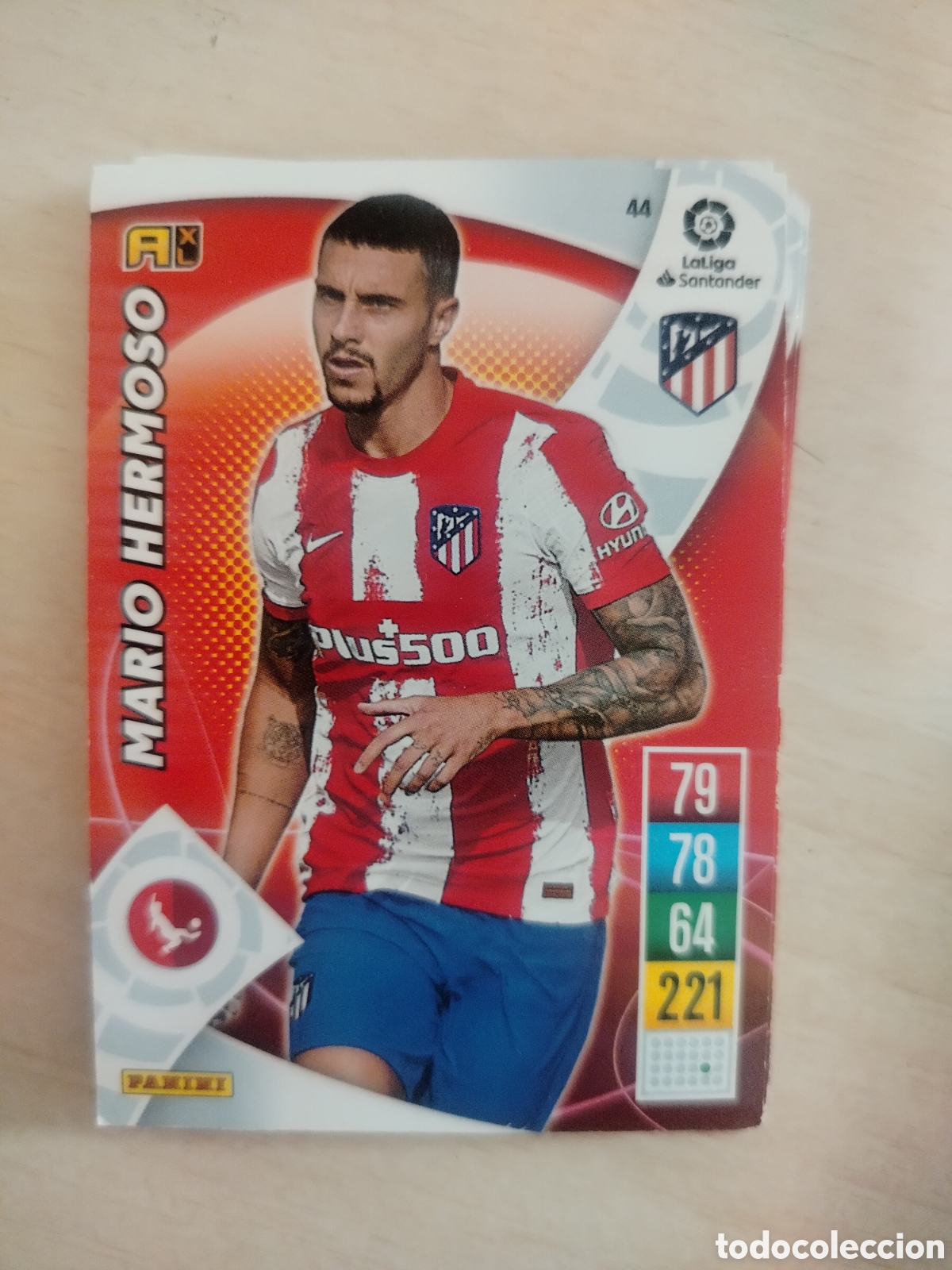 Cromos de f&uacute;tbol: MARIO HERMOSO 44 ADRENALYN 2021 2022 21 22