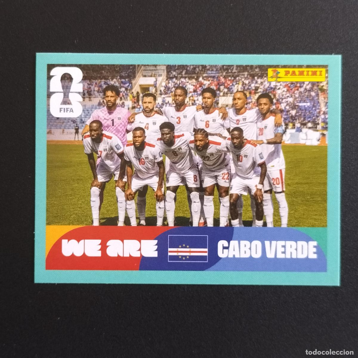Cromos de f&uacute;tbol: CPV 13 SELECCION EQUIPO CABO VERDE CROMOS STICKER MUNDIAL 26 2026 FIFA WORLD CUP PANINI