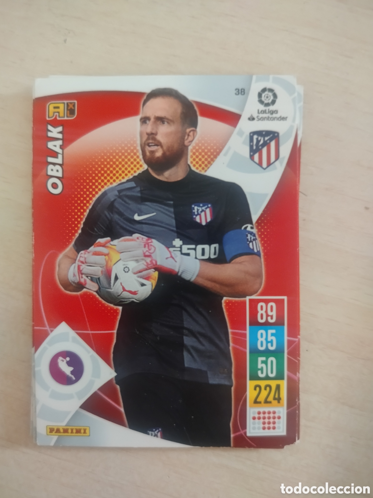 Cromos de f&uacute;tbol: OBLAK 38 ADRENALYN 2021 2022 21 22