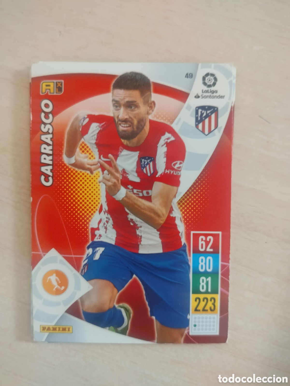 Cromos de f&uacute;tbol: CARRASCO 49 ADRENALYN 2021 2022 21 22