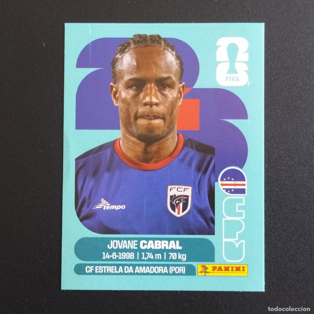 Cromos de f&uacute;tbol: CPV 16 JOVANE CABRAL CABO VERDE CROMOS STICKER MUNDIAL 26 2026 FIFA WORLD CUP PANINI