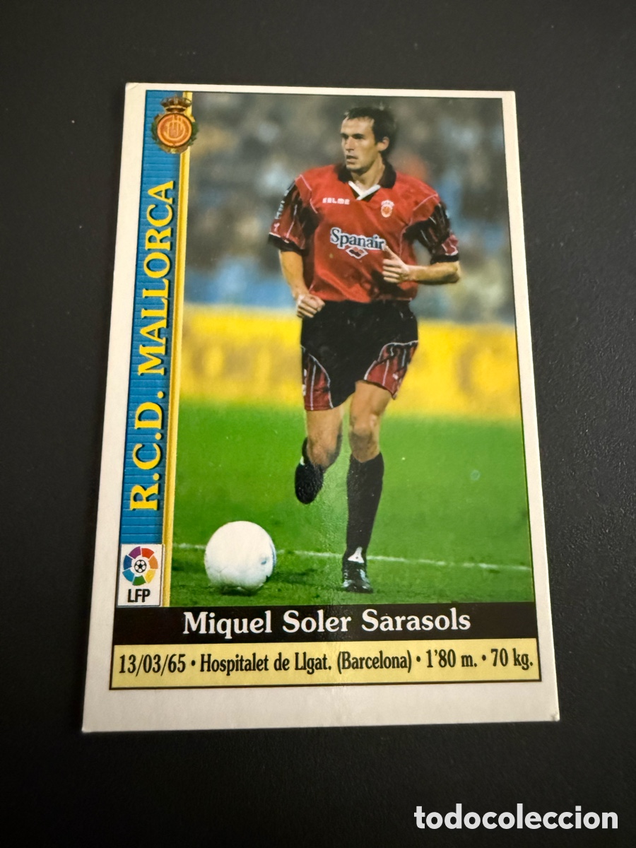 Cartes &agrave; collectionner de Football: MUNDICROMO 2000. n 47. M SOLER ( Mallorca)