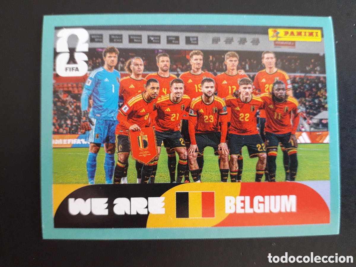Cromos de f&uacute;tbol: EQUIPO B&Eacute;LGICA BEL 13 MUNDIAL F&Uacute;TBOL 2026 FIFA WORLD CUP PANINI SIN PEGAR PEDIDO M&Iacute;NIMO 3&euro;