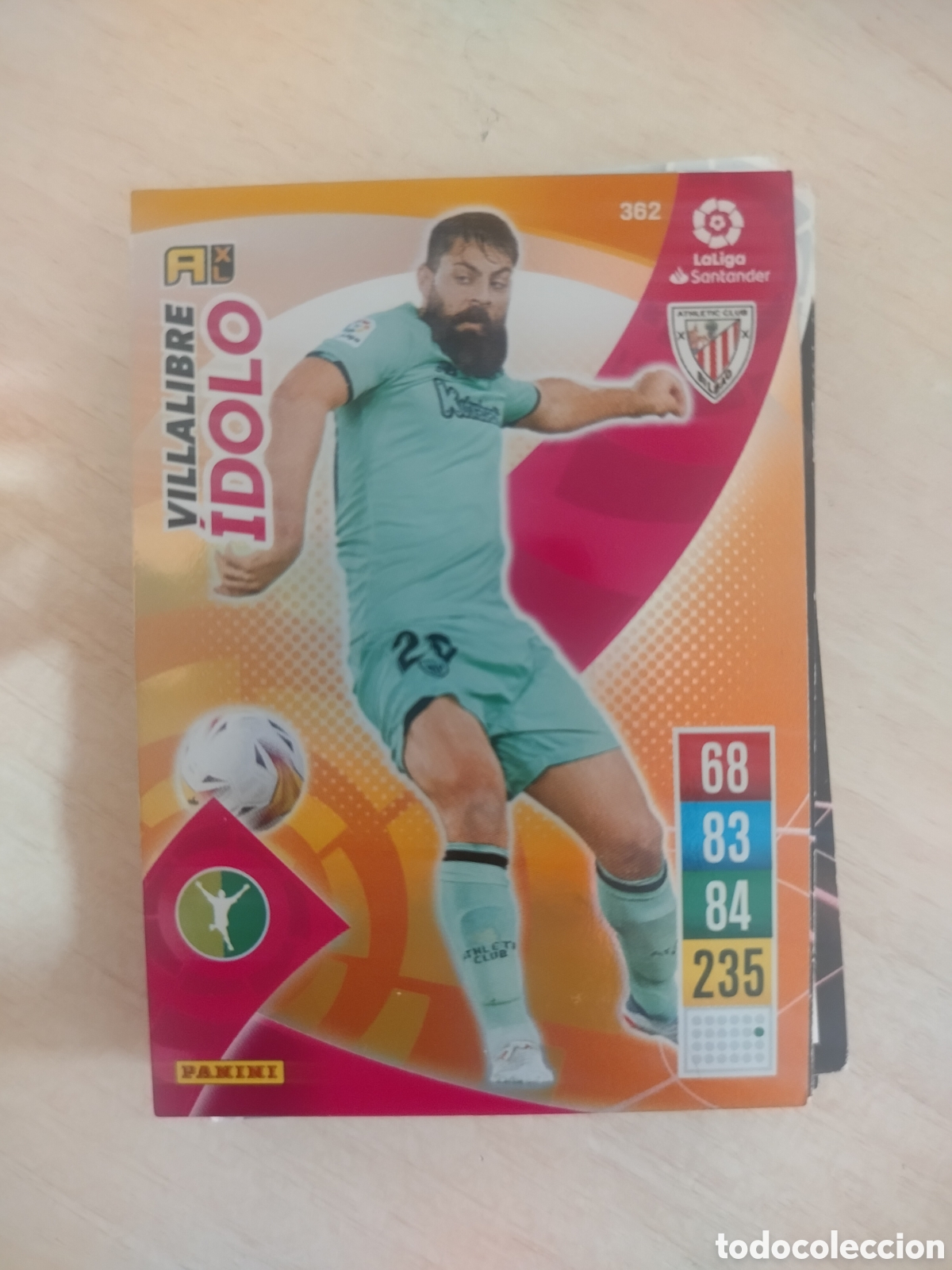 Cromos de f&uacute;tbol: VILLALIBRE IDOLO 362 ADRENALYN 2021 2022 21 22