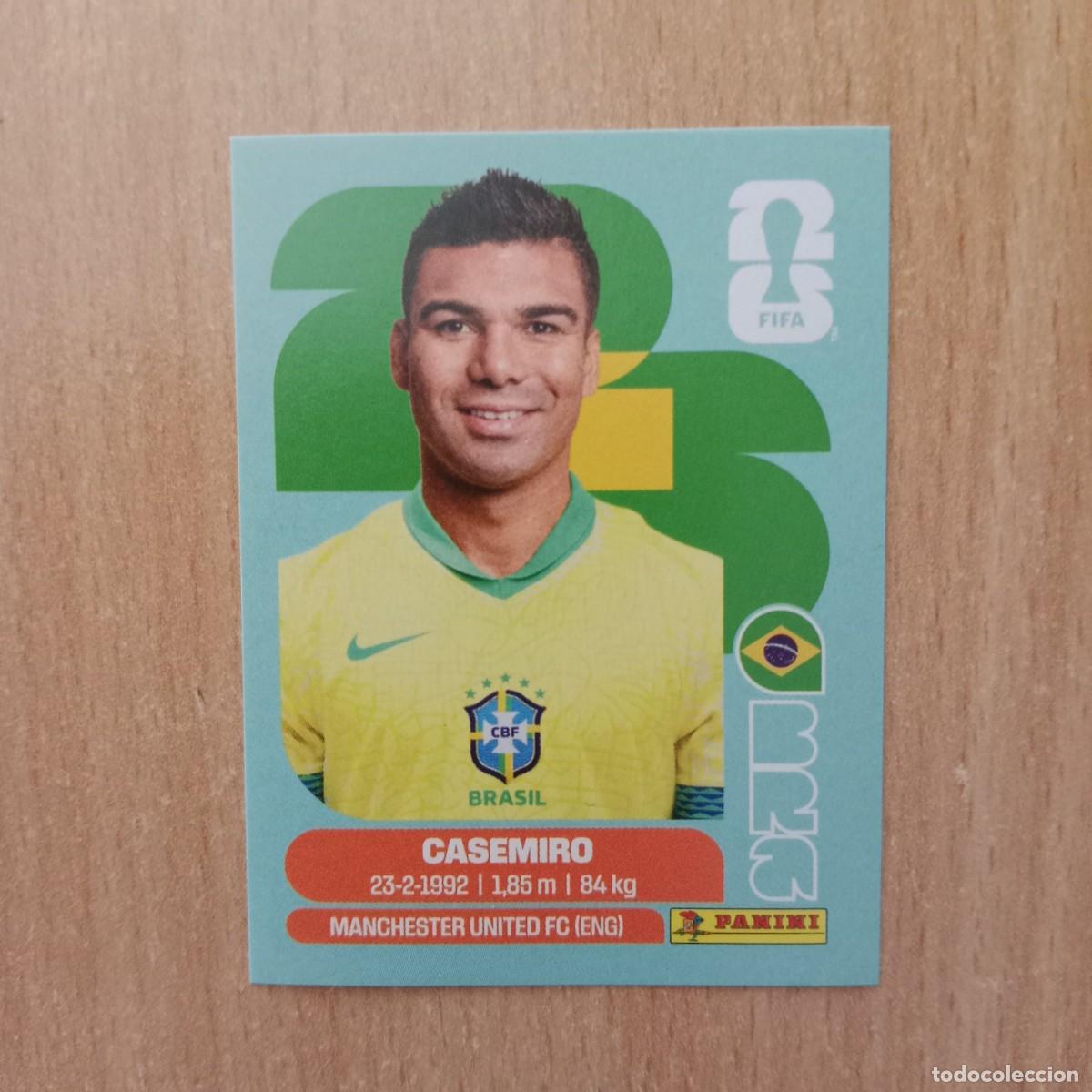 Cromos de f&uacute;tbol: CASEMIRO , BRASIL , STICKER CROMO N&ordm; BRA 10, FIFA WORLD CUP 2026 - PANINI - A&Ntilde;O 2026.