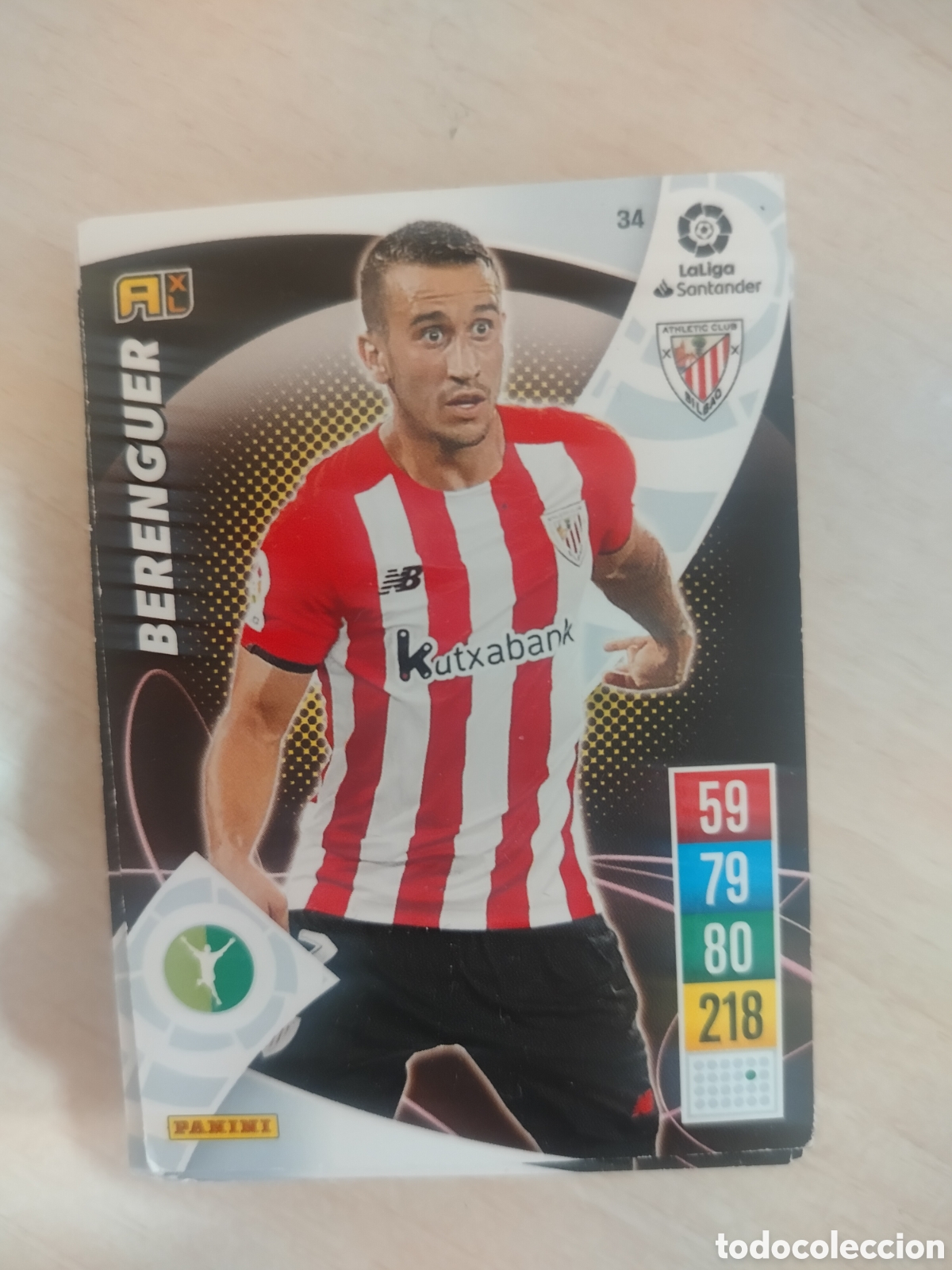 Cromos de f&uacute;tbol: BERENGUER 34 ADRENALYN 2021 2022 21 22