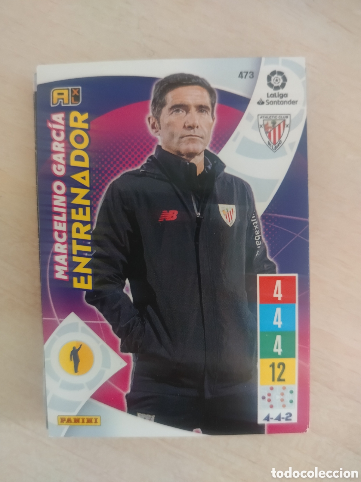 Cromos de f&uacute;tbol: MARCELINO GARCIA ENTRENADOR 473 ADRENALYN 2021 2022 21 22