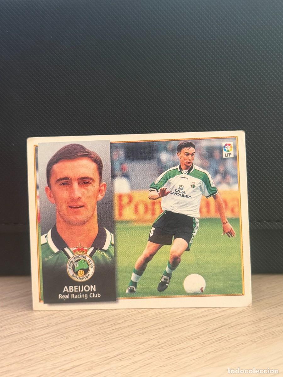 Cromos de f&uacute;tbol: Liga 98 99 Ediciones Este - Abeijon - BAJA - Racing de Santander