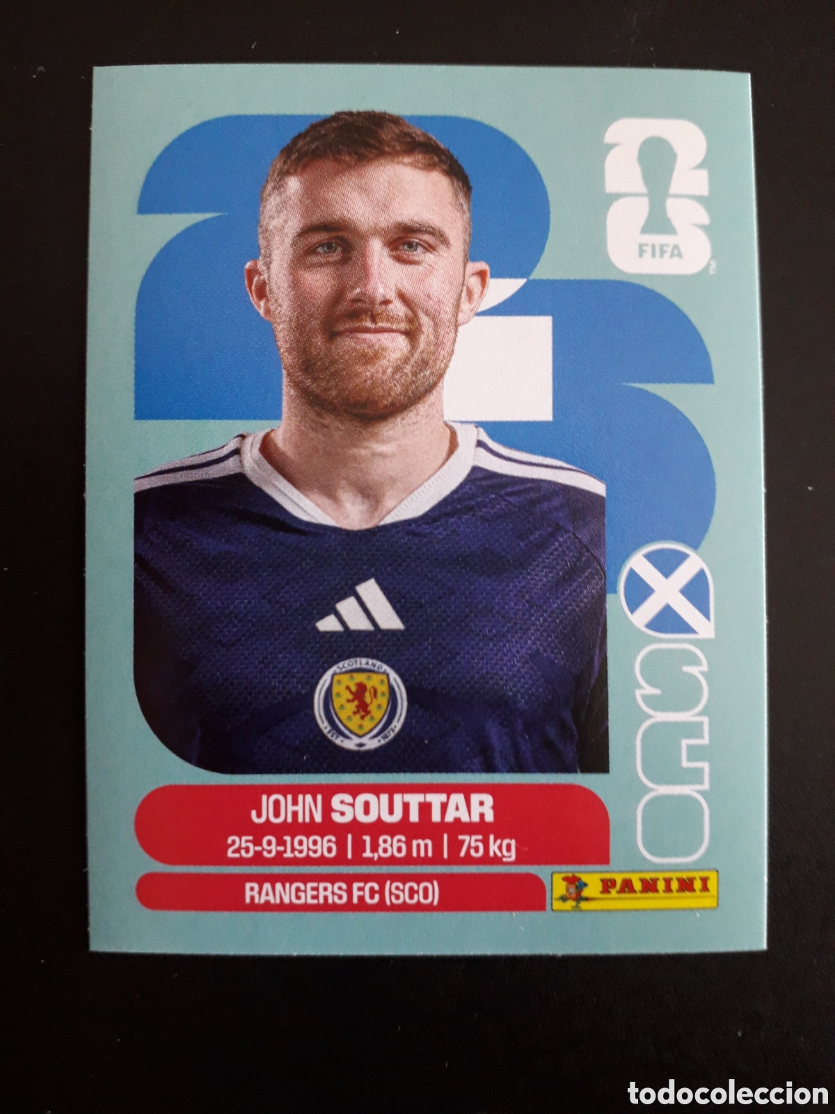 Cromos de f&uacute;tbol: SOUTTAR ESCOCIA SCO 8 MUNDIAL F&Uacute;TBOL 2026 FIFA WORLD CUP PANINI SIN PEGAR PEDIDO M&Iacute;NIMO 3&euro;
