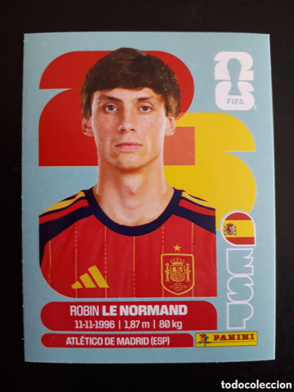 Cromos de f&uacute;tbol: LE NORMAND ESPA&Ntilde;A ESP 3 MUNDIAL F&Uacute;TBOL 2026 FIFA WORLD CUP PANINI SIN PEGAR PEDIDO M&Iacute;NIMO 3&euro;