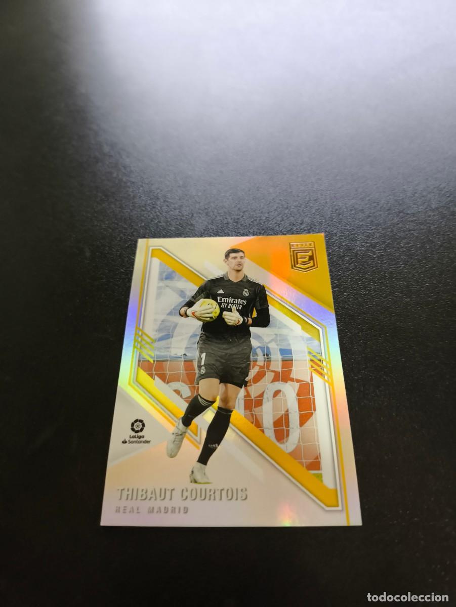 Cartes &agrave; collectionner de Football: 137 Thibaut Courtois REAL MADRID PANINI DONRUSS ELITE LA LIGA 2021 2022 NO ESTE ADRENALYN